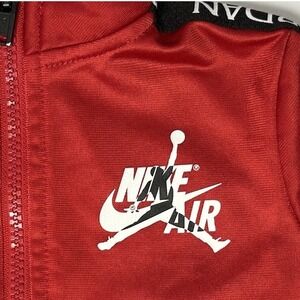 Air Jordan Toddler Full Zipper Jacket 18 Months Black Mock Neck Spellout Pockets
